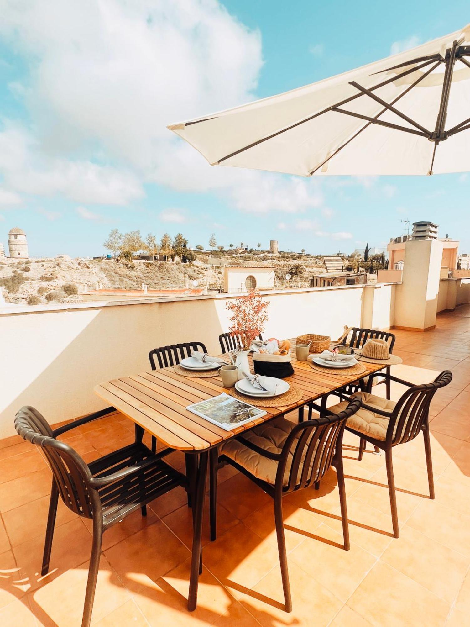 卡塔赫纳Casa Jara- With A Private Terrace 360 Views In Old Town - Free Parking公寓 外观 照片